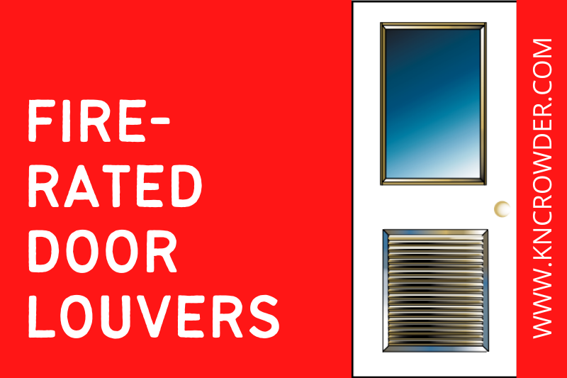 fire rated door louvers